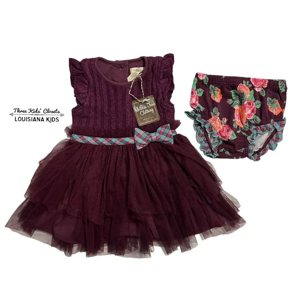NEW Matilda Jane 18-24m Picture Book Soirée Dress & Bloomers Set